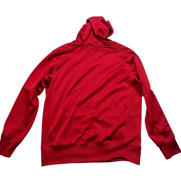 Nike USC Trojans Sweatshirt Mens Size L Red Therma-Fit Hooded Fleece Lined - Picture 4 of 4